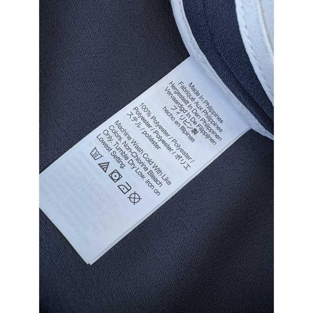 J.Crew Pull-on Crop Pant 365 Crepe Sailor Wide Leg Navy Blue Coastal Size 10 - Picture 6 of 10
